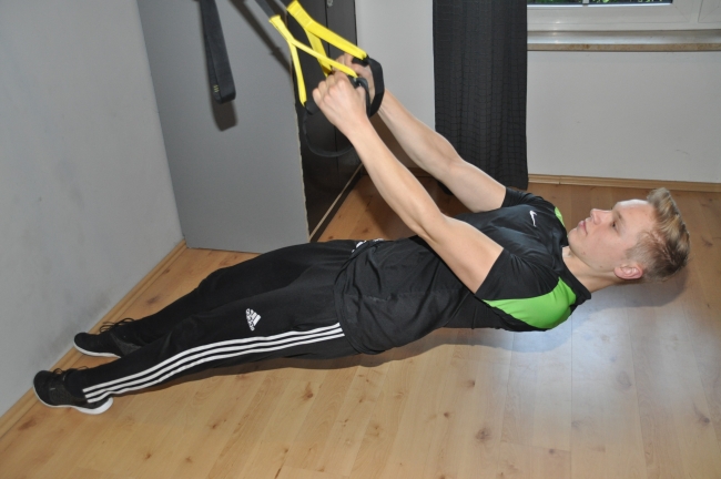 Rücken Training mit Trx eng
