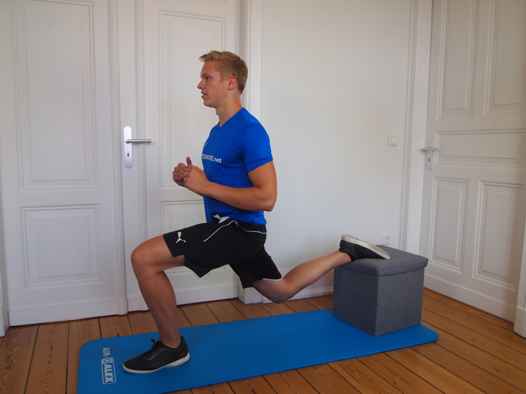 Beintraining zuhause Die besten Beinübungen ohne Geräte!